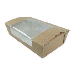 Kutu Menü Box Pencereli Küçük 14x10x5 Cm 40 Adetli