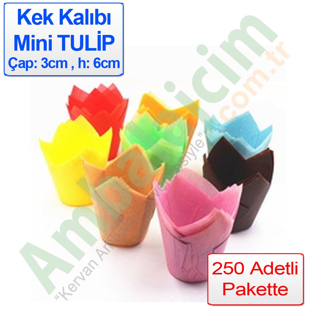 Kapsül Tulip 11x11 Küçük 250 Adetli BEYAZ