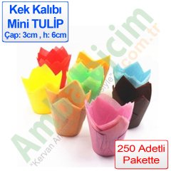 Kapsül Tulip 11x11 Küçük 250 Adetli BEYAZ