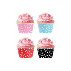 Muffin Kek Kalıbı 50x40 Mm 50 Adetli KIRMIZI
