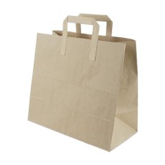 Çanta Kraft 32x28x16 Cm Düz Sap 50 ADETLİ PAKET