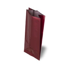 Yan Körüklü Torba Bordo Alüminyum 10x34x6 Cm