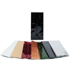 Yan Körüklü Torba Siyah Alüminyum 10x34x6 Cm 1000 adetli