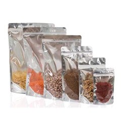 Kilitli Doypack Şeffaf Metalize Cpp 8,5x14,5x2,5 Cm 100 ADETLİ PAKET