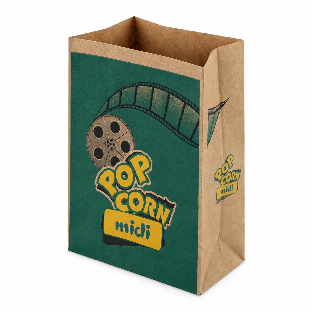 Kese Popcorn Midi 15x20x8 Cm Kraft