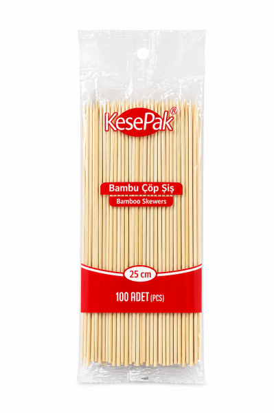 Çöp Şiş 25 Cm (100 Lü Pk)