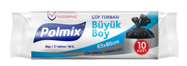 Çöp Torbası 65x80 Cm Büyük Boy