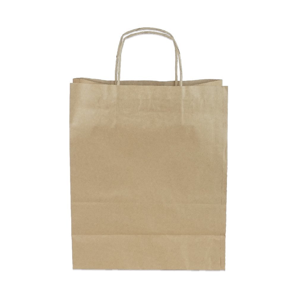 Çanta Kraft 25x28x14 Cm Burgu Sap 300 ADETLİ KOLİ