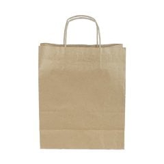Çanta Kraft 25x28x14 Cm Burgu Sap 50 ADETLİ PAKET
