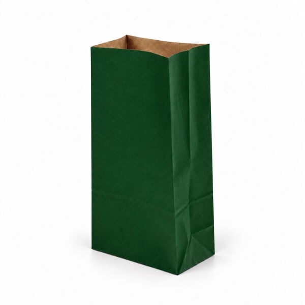 Kese Kağıdı Kraft Kare Dipli Yeşil 15x29x8 cm 250 ADET