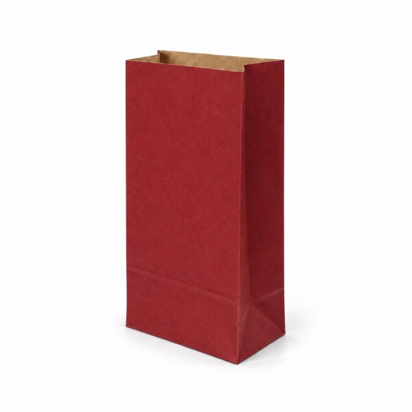 Kese Kağıdı Kraft Kare Dipli Kırmızı 15x29x8 cm 250 ADET
