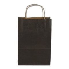 Çanta Kraft 18x24x9 cm Burgu Sap Kahverengi 400 ADETLİ KOLİ