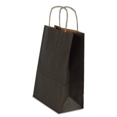 Çanta Kraft 18x24x9 cm Burgu Sap Kahverengi 400 ADETLİ KOLİ