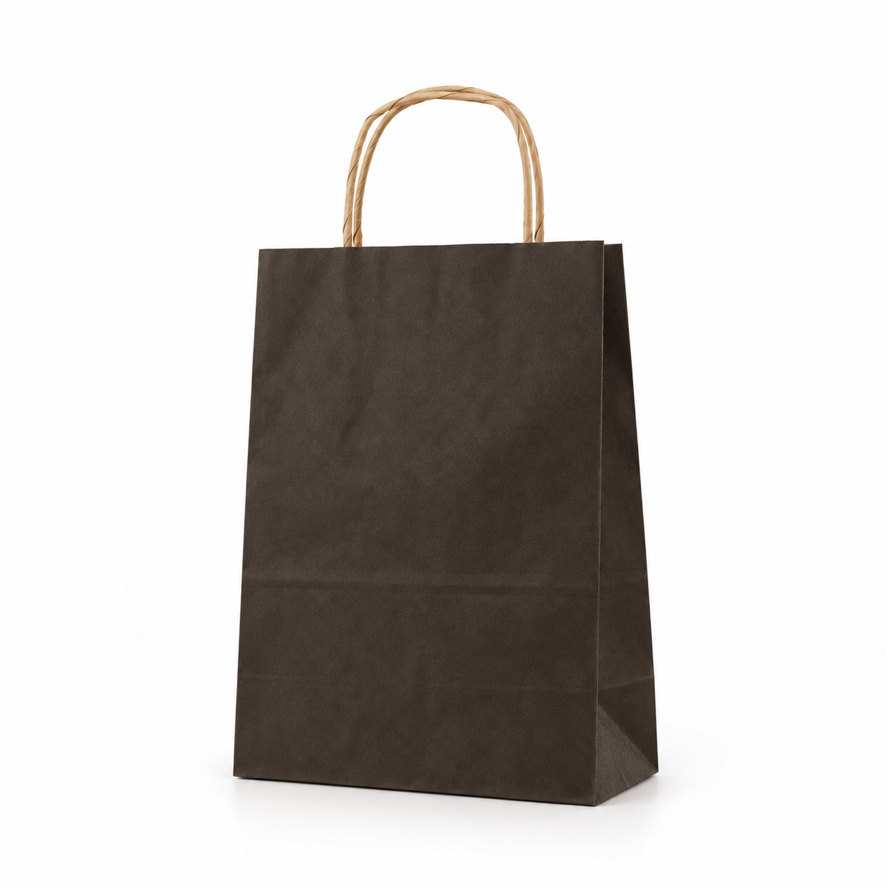 Çanta Kraft 18x24x9 cm Burgu Sap Kahverengi 400 ADETLİ KOLİ
