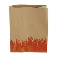 Kese Kraft 25x30x14 Cm Kare Dipli Alev Desenli 50 ADETLİ PAKET
