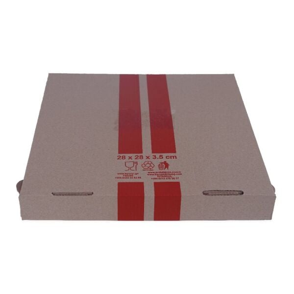 Kutu Pizza Tst Standart 26x26x3,5 Cm