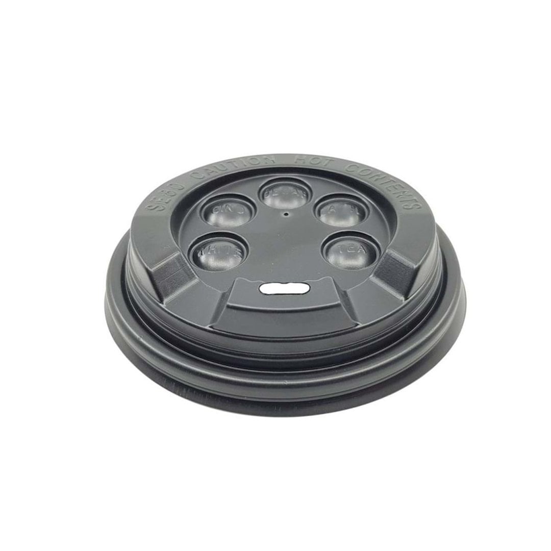 Kapak Karton Bardak 8 Oz Emzikli Siyah 1.000 ADETLİ KOLİ