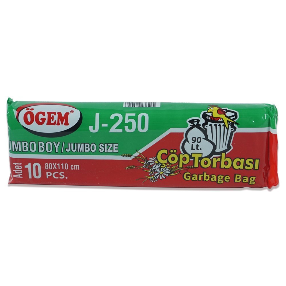 Çöp Torbası 80x110 Cm Jumbo Boy J250 50 ADETLİ PAKET