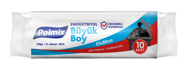 Çöp Torbası 65x80 Cm Büyük Endüstriyel 1 adet