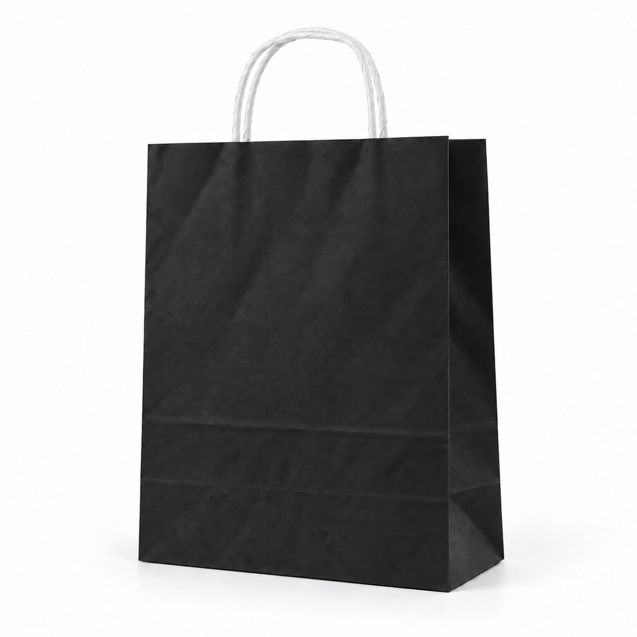 Çanta Kraft 32x40x12 Cm Burgu Sap Siyah 50 ADETLİ PAKET