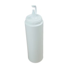 Plastik Ketçap, Mayonez, Sos Şişesi 400 ml BEYAZ