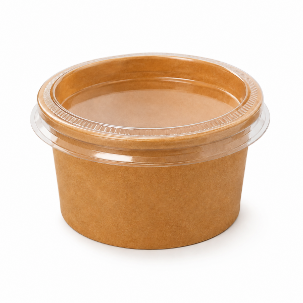 Sos Kabı 2 Oz (50 cc) Kraft Ayrı Kapaklı