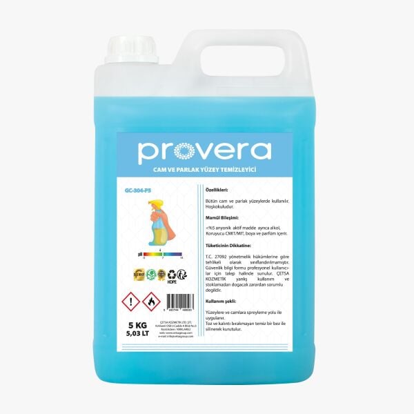 Deterjan Cam Temizleme Sıvısı Camsil 5 Kg Lık