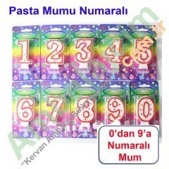 Pasta Mumu Numaralı 0'dan 9'a 8 NUMARA