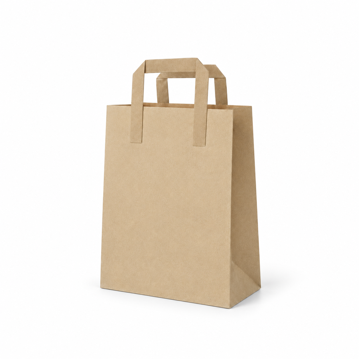 Çanta Kraft 22x28x11 Cm Düz Sap 50 ADETLİ PAKET
