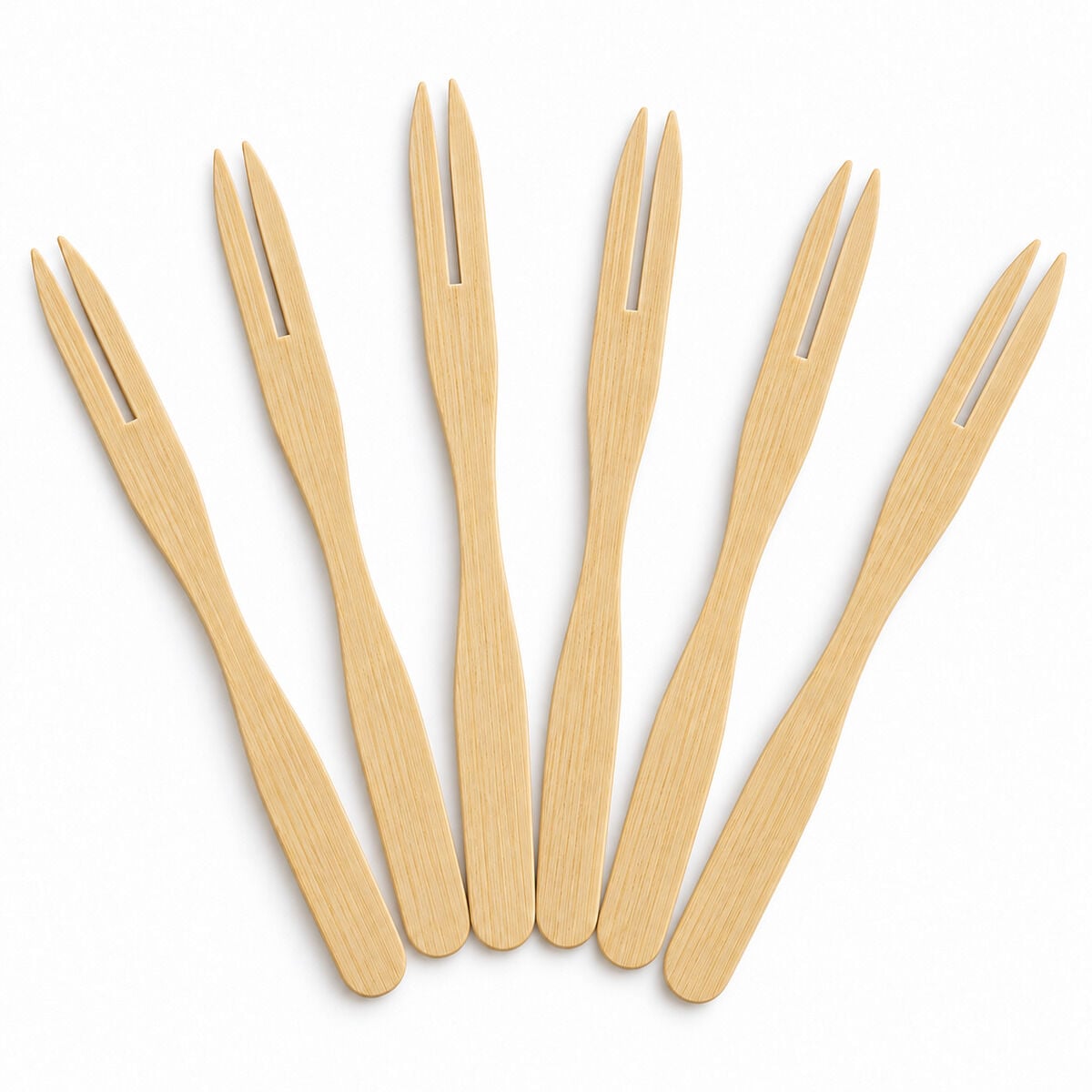 Ahşap Meyve Çatalı 9 Cm 100 Lü