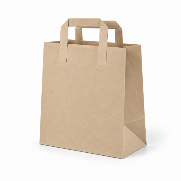 Çanta Kraft 32x28x16 Cm Düz Sap 5 KOLİ ( 2000 ADET )