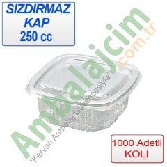 Sızdırmaz Kap 250 CC 1.000 ADETLİ KOLİ