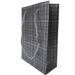 Mini Karton Çanta Gümüş Gri 12x17x6,5 cm 24 adetli