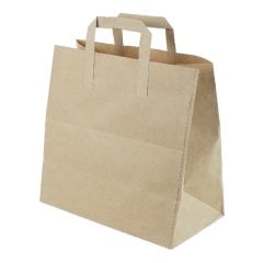 Çanta Kraft 30x28x16 Cm Düz Sap