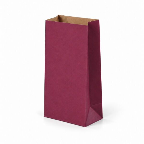 Kese Kağıdı Kraft Kare Dipli Mor 15x29x8 cm