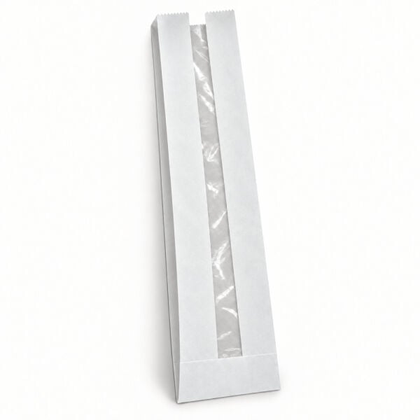 Kese Beyaz Sülfit Pencereli 9,5x37x5,5 Cm Baget