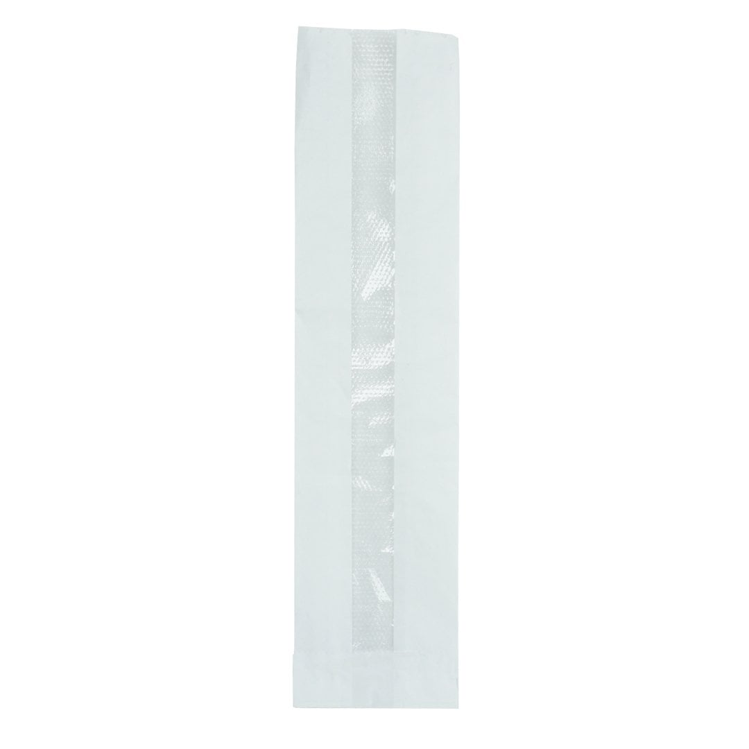 Kese Beyaz Sülfit Pencereli 9,5x37x5,5 Cm Baget