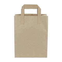 Çanta Kraft 22x28x11 Cm Düz Sap 50 ADETLİ PAKET