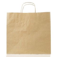 Çanta Kraft 32x28x16 Cm Burgu Sap